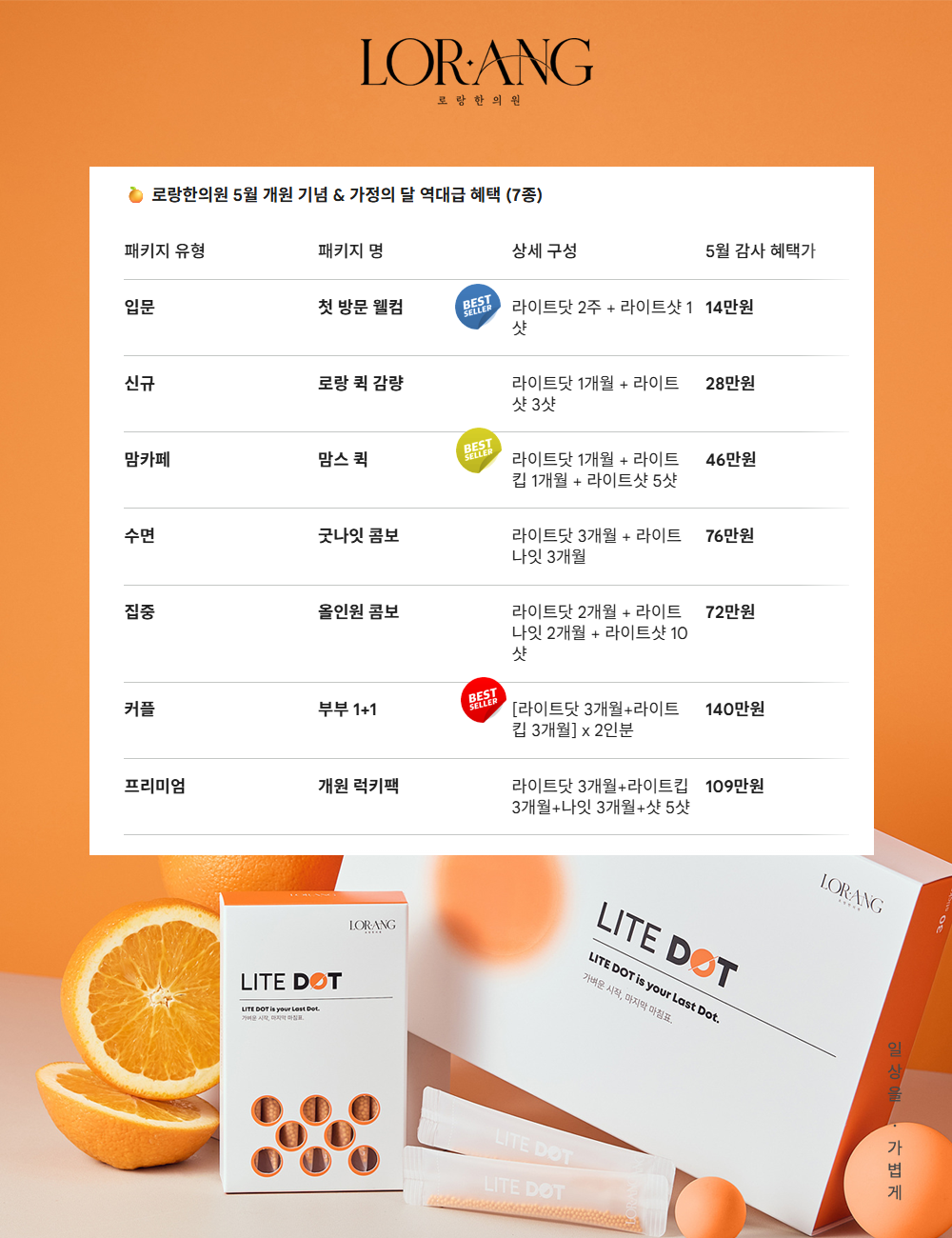 로랑한의원 개원 11주년 감사제 이벤트