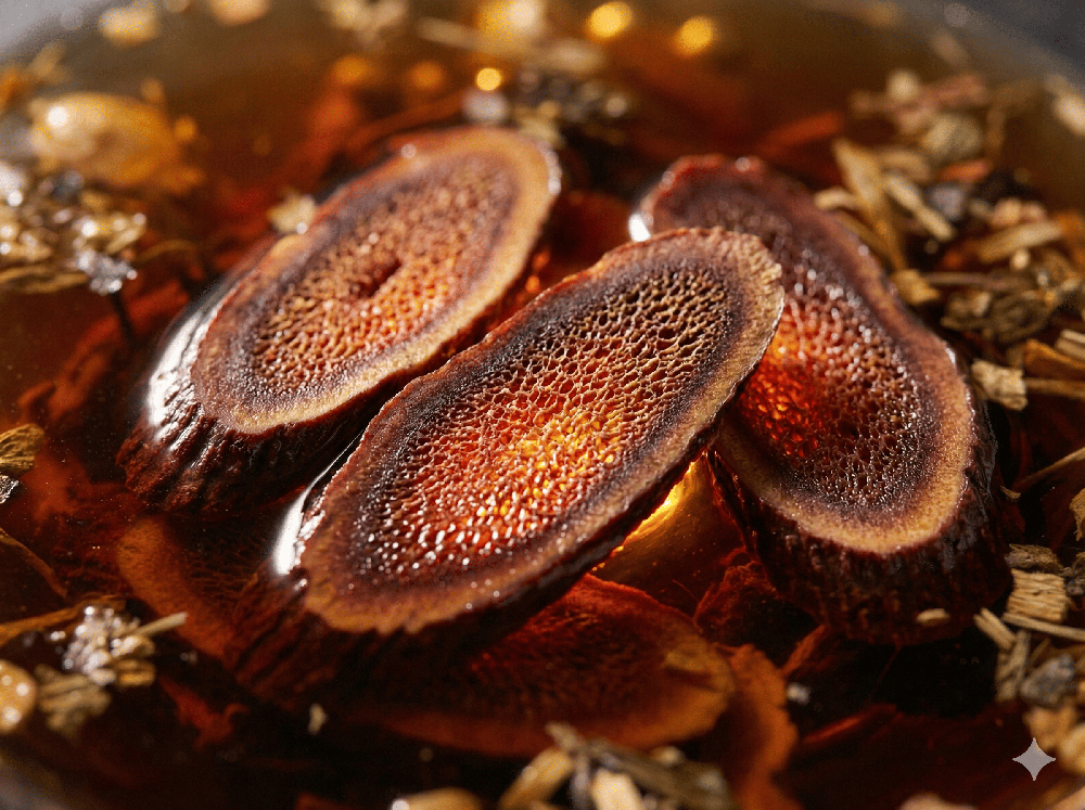 녹용 보약 치료 배경
