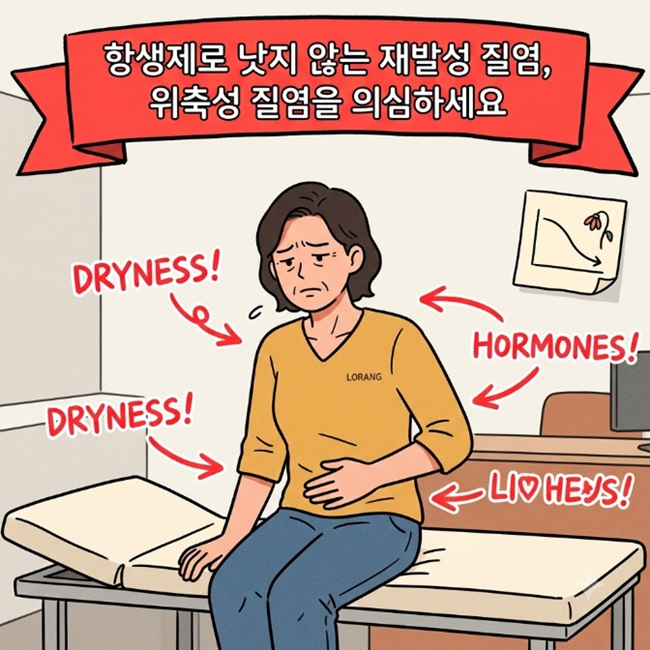 갱년기 위축성질염 증상과 재발 원인, 하초(下焦) 순환에서 답을 찾다